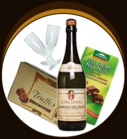 Cesta Cioccolato Vino - Somente São Paulo - Capital